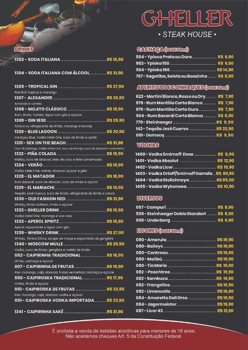 Churrascaria Gheller Menu - Image 1